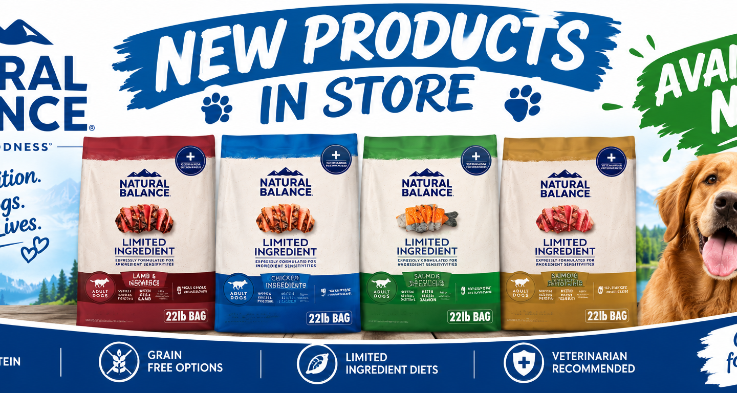 natural balance new products in store