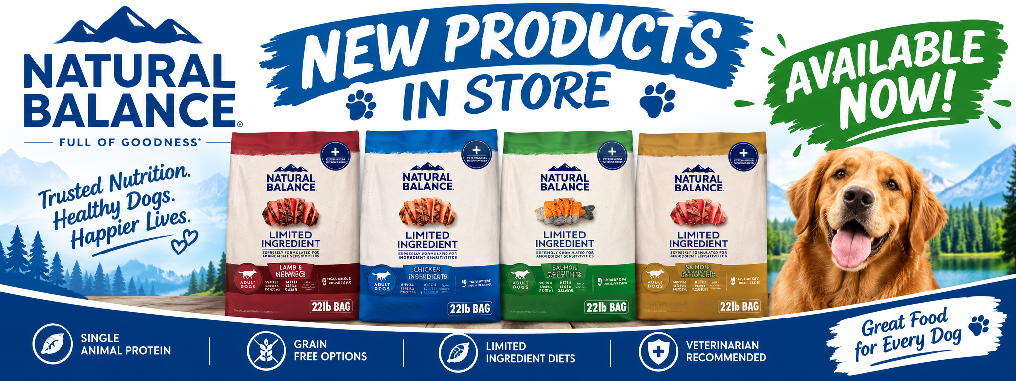 natural balance new products in store